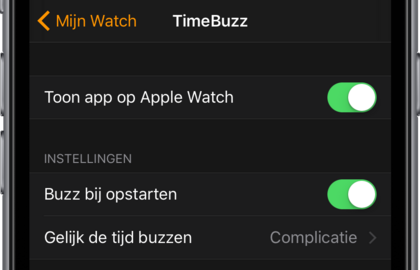 Buzzen bij openen